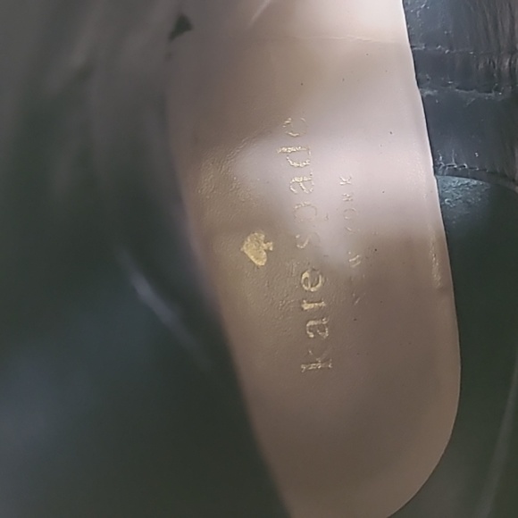 Kate Spade Black Suede Bow Booties  Size 6.5 - Picture 12 of 12